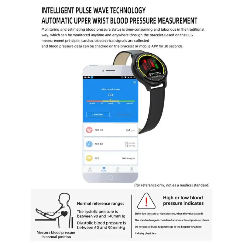S10 Bluetooth Смарт-браслет часы с ЭКГ PPG фитнес-трекер IP67 Smartwatch встряхивание и фотографирование мониторинг сна