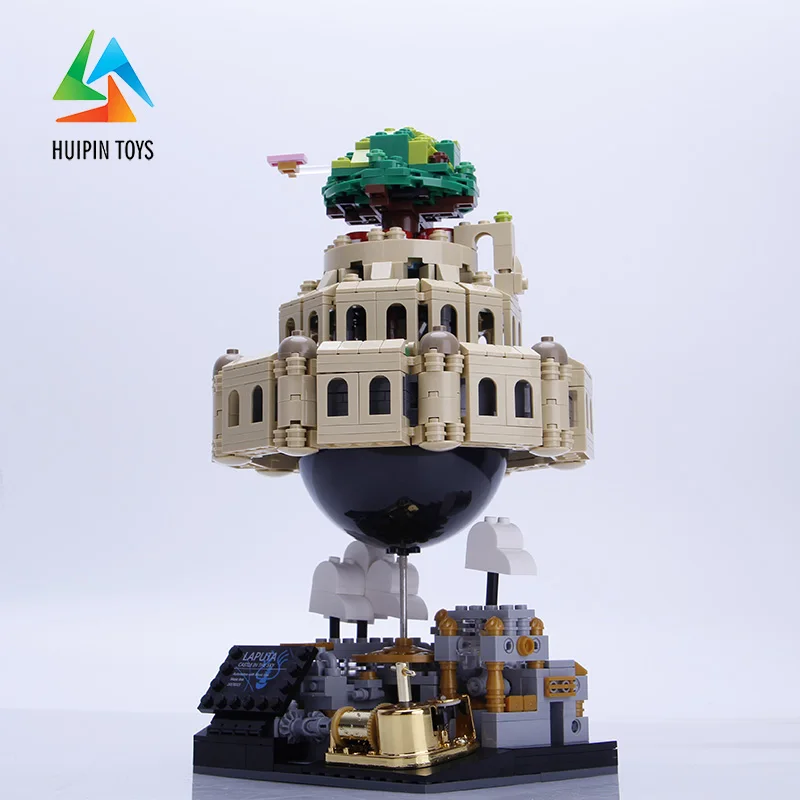 1179 шт. XINGBAO строительные блоки игрушки XB-05001 Moc Laputa: замок в небе кирпичи с Подарочная музыкальная шкатулка для детей 4PX