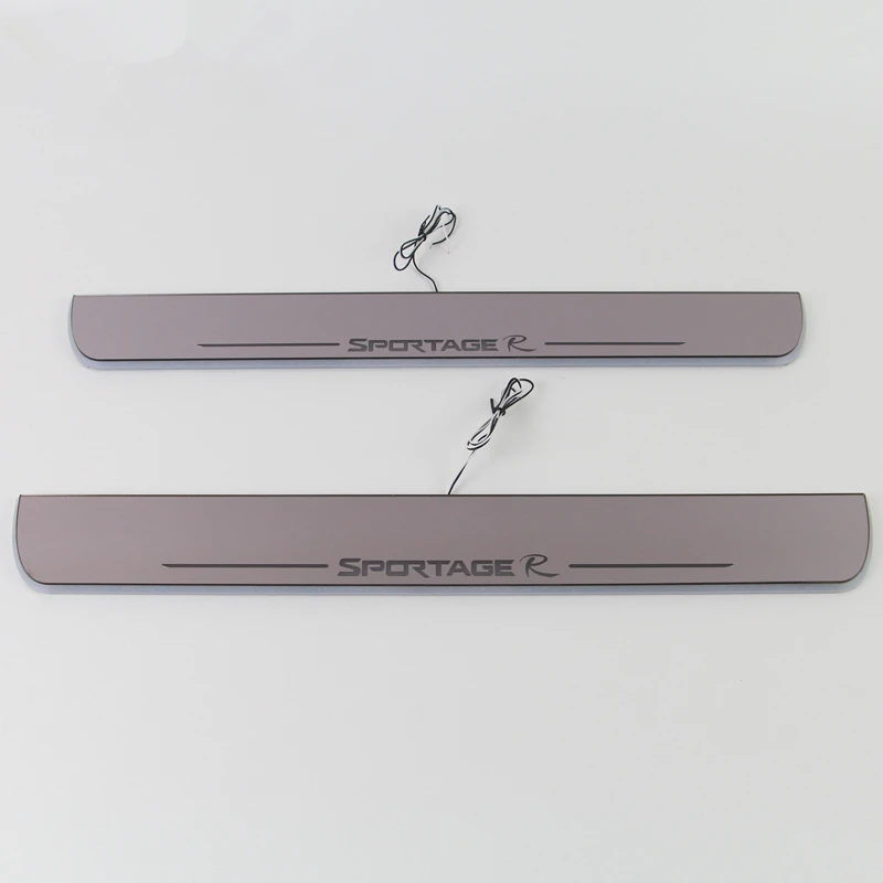 

SJ Custom Fit Trim Pedal Car Exterior Parts LED Door Sill Scuff Plate Auto Accessories light For KIA Sportage R 2009 10 11-2015
