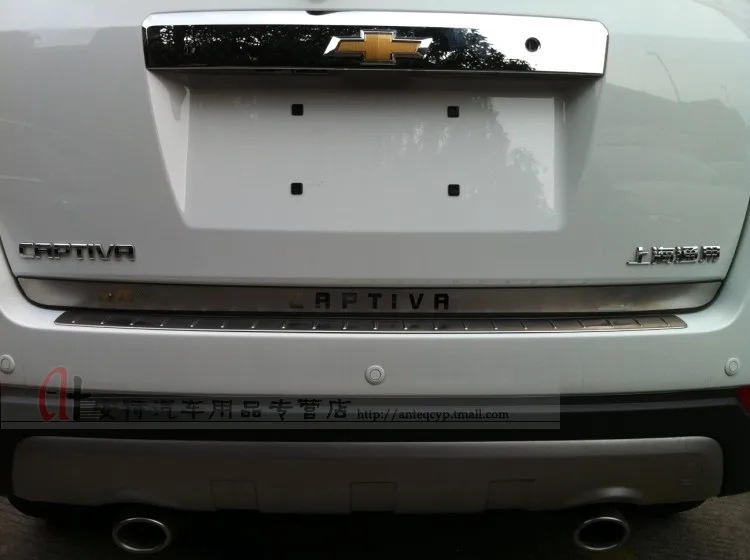 Хромированная Задняя Крышка багажника из нержавеющей стали для Chevrolet CAPTIVA 2007 2018