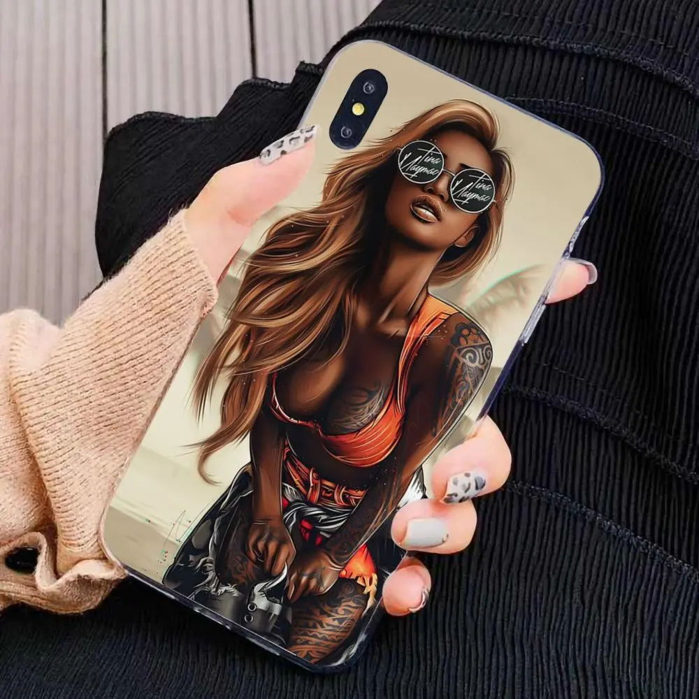 Silicone Cover For BQ BQS S 5059 5035 6040L HTC U11 U12 Plus LG K10 K8 K7 K4 2017 Sexy tattoos girl | Мобильные телефоны и