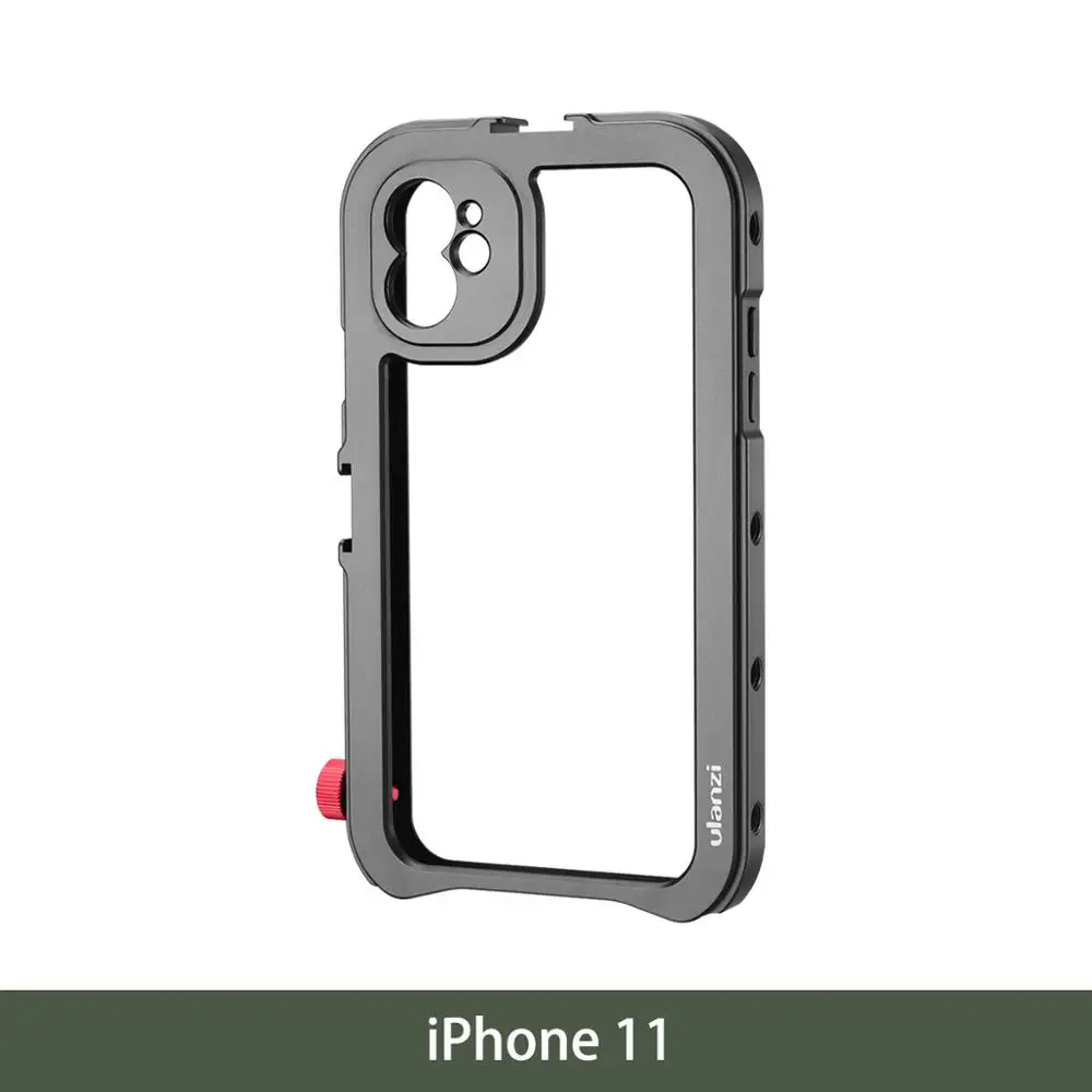 Металлический Чехол Ulanzi Vlog для iPhone 11 Pro Max чехол с резьбой 17 мм и винтом 1/4 - Цвет: for iphone 11