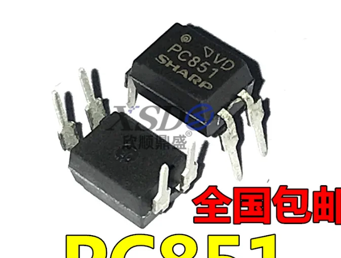 Mxy 10 шт. PC851 DIP-4 PC851XNNSZ0F DIP PC851XJ0000F DIP4 Оптрон | Электронные компоненты и