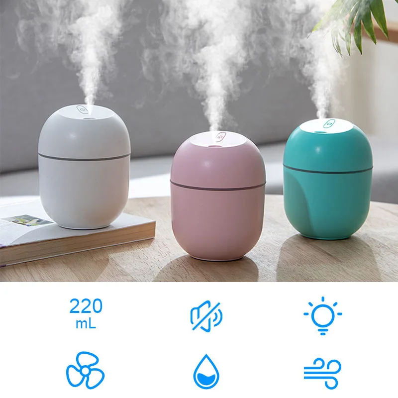LED Ultrasonic Aroma Diffuser USB Car Home Air Purifier Essential Oil Humidifier LED Ultrasonic Aroma Diffuser USB Car Home Air Purifier Essential Oil Humidifier