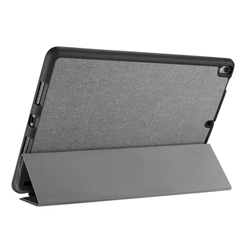 

for Apple iPad PRO 10.5 Inch Tablet PC Case with Press Pen Anti-Lost Card Slot Design PU Protective Case