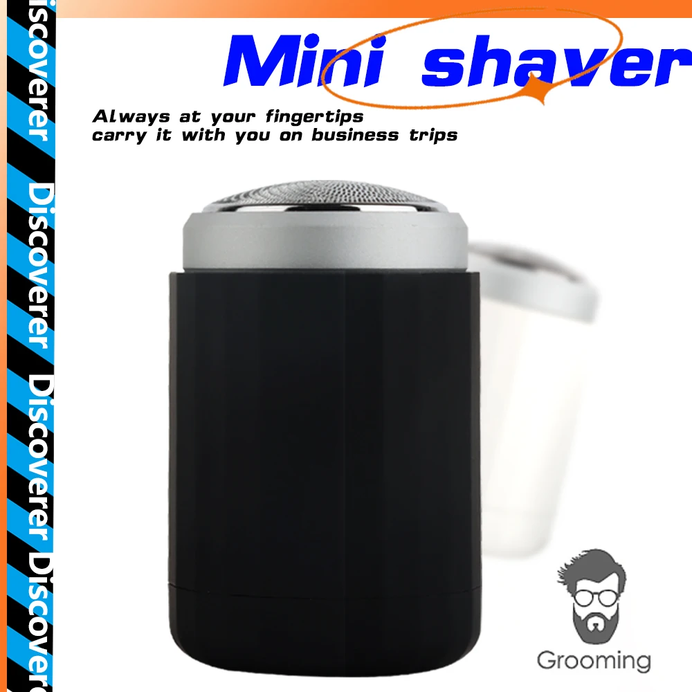 Small Mini Type-C USB Rechargeable Travel Men's Shaver Sharp Pocket Size Outdoor Tool Self Sharpening Electric | Бытовая техника