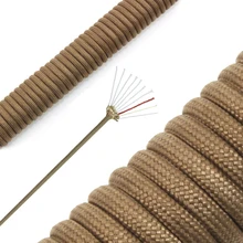 10 основных аварийное оборудование зонтик веревка практичное плетение для пеших прогулок на открытом воздухе кемпинг скалолазание многофункциональные прочные аксессуары