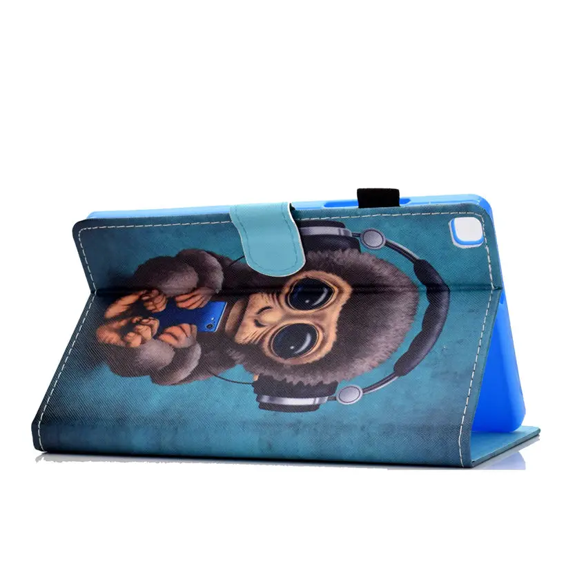 Чехол для Samsung Galaxy Tab A 8,0 SM-T290 SM-T295 T295 T297 чехол Funda планшет мультфильм обезьяна стенд Капа оболочки кожи+ подарок