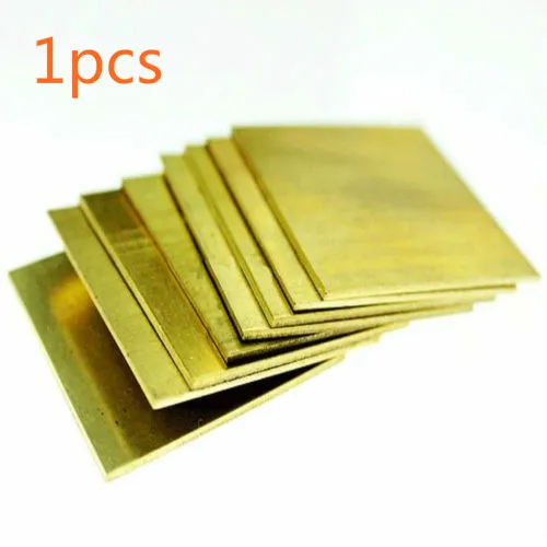 Brass Sheet Plate 1pcs 100x100mm
