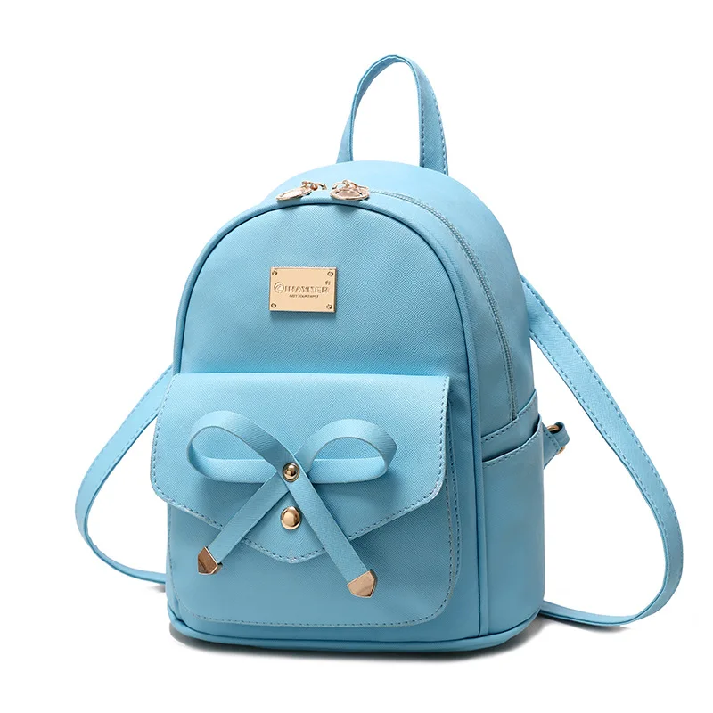 ECOSUS Mn Backpack For Women Grls Cute Bowknot Small Backpack Purse