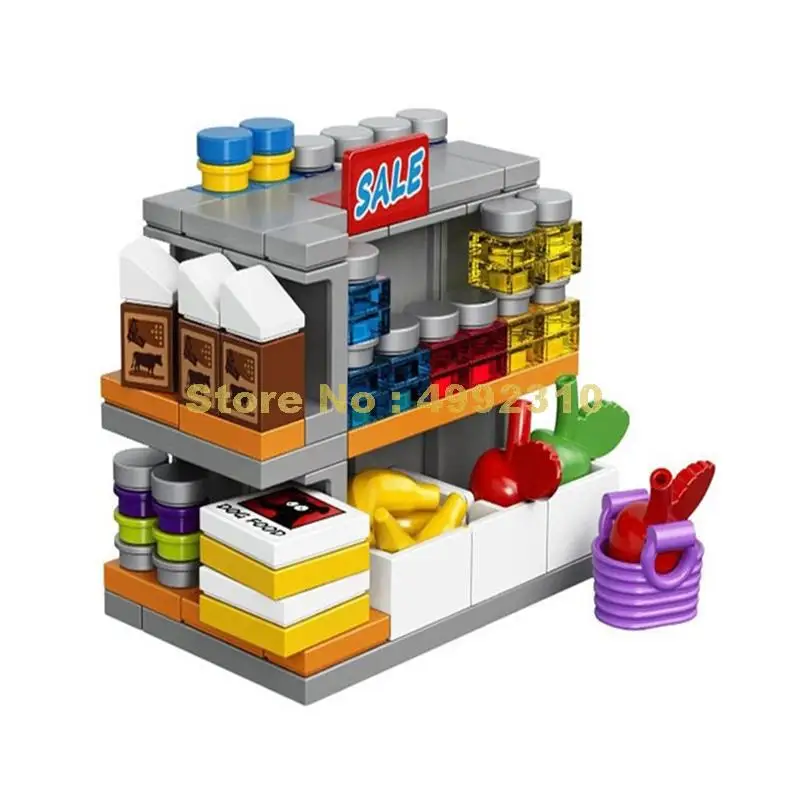 83004 2232 шт семейный mart строительный блок 71016 Кирпичи Игрушка