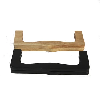 

5 set 23X9 cm Wooden Handle Replacement DIY Handbag Purse Frame Bag Accessories New Fashion Style Wooden Bag Frame purse frames