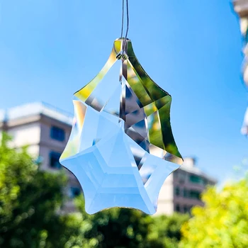 

65MM Spider Web Crystal Pendants for Chandeliers Crystals Prisms Clear Suncatcher DIY Hanging Crystal Decorations Accessories