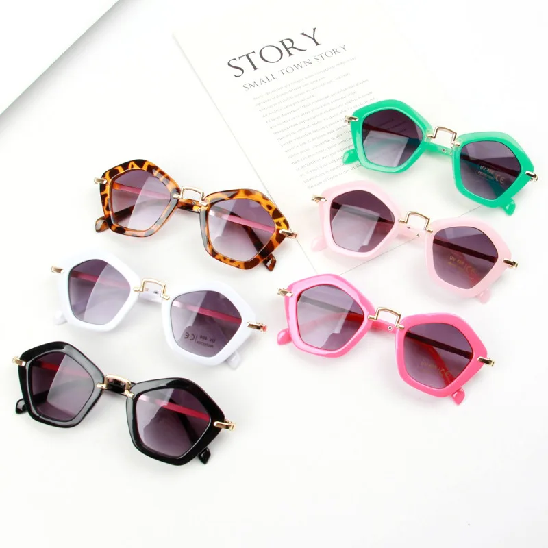 

Eyewear Frame Sunglassespc+metalrhombusretro Eyeglasses Kids