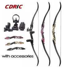 3 цвета 30-50lbs F179 Рекурсивный лук 5" Американский охотничий раздельный лук с самодельными аксессуарами для охоты на свежем воздухе