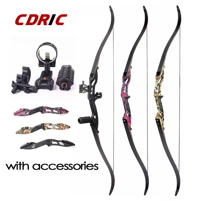  US $69.29 Color 50lbs F179 Recurve American Hunting Split With Accessories Outdoor 
