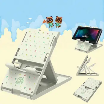 

For Nintend Switch Animals-Crossings Stand Adjustable Case Shell Holder Game Cards Case 2 In 1 Storage Box For Nintend Switch