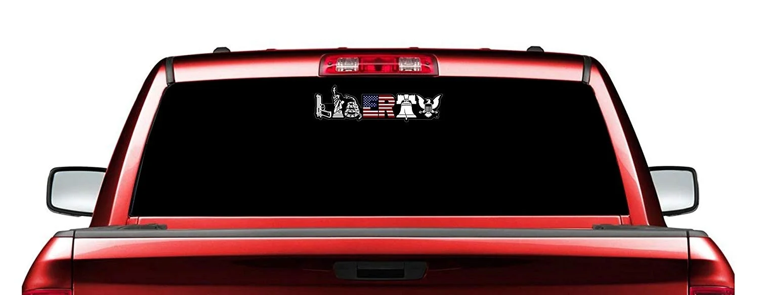 Для патриотической наклейка на бампер Liberty наклейка для грузовика автомобиля Jeep заднее окно