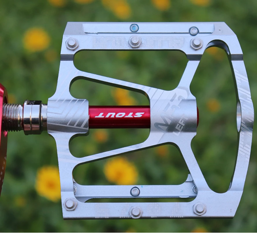 Günstige Versiegelt 3 Lager Fahrrad Flache Pedale CNC Ultraleicht Aluminium Pedale Für MTB Rennrad