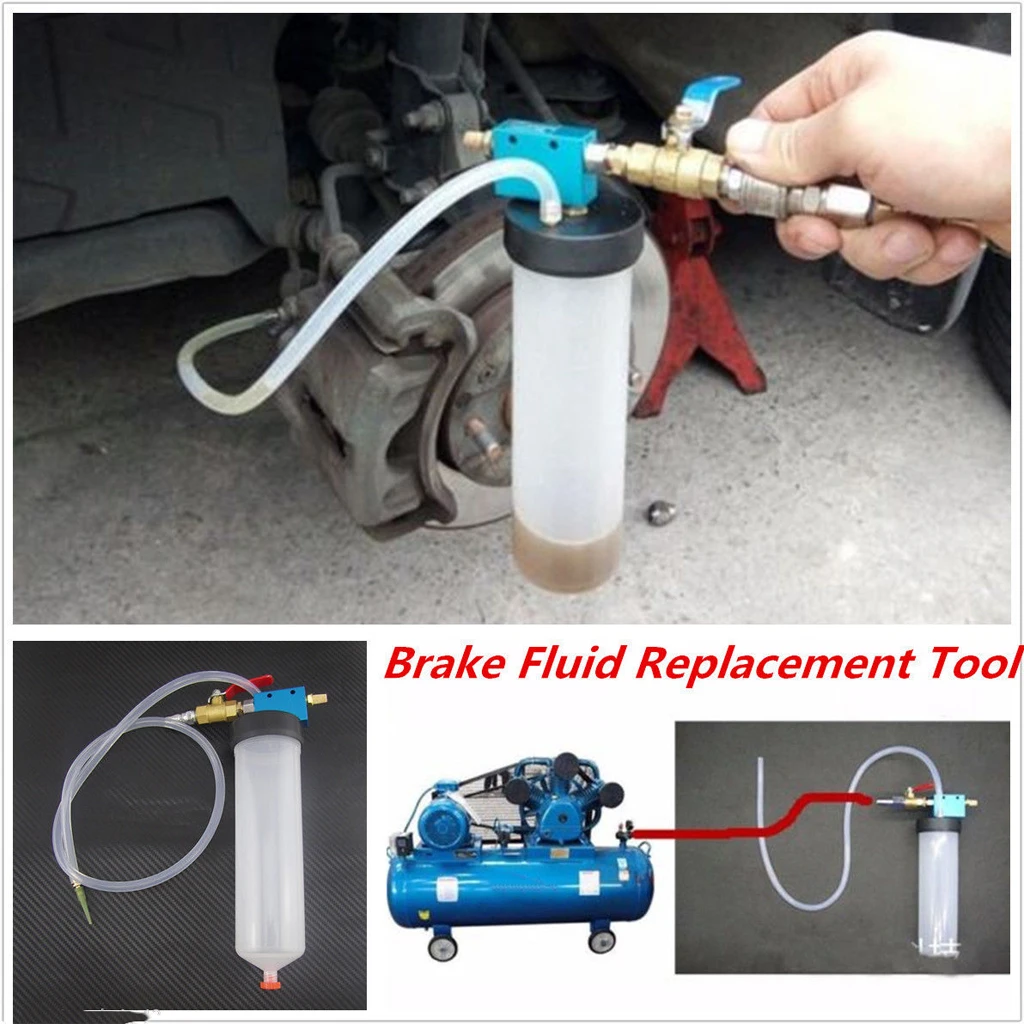 Замена тормозной жидкости для автомобиля насос слив масла инструменты пустой обмен оборудования