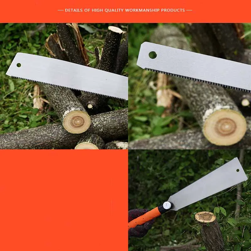 ZK30 Hand Saw SK5 Japanese Saw 3-edge Teeth 65 HRC Wood Cutter For Tenon Wood Bamboo Plastic Cutting Woodworking Tools