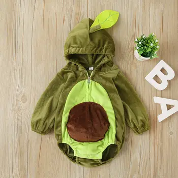 

pudcoco Christmas Infant Kids Baby Boy Girls Long Sleeve Patchwork Jumpsuit Hooded Romper Bodysuit Autumn
