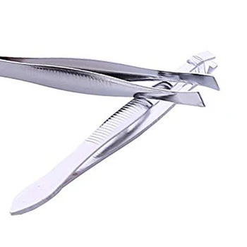 

10pcs Professional Stainless Steel Hair Removal Clip Eyebrow Face Care Makeup Hair Remover Tweezers Face Tool Pinset