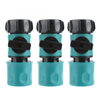 

3Pcs Garden Hose Quick Connection Control Valve Connector Adapter G3/4" Female Thread Agriculture Watering Garden Accessories