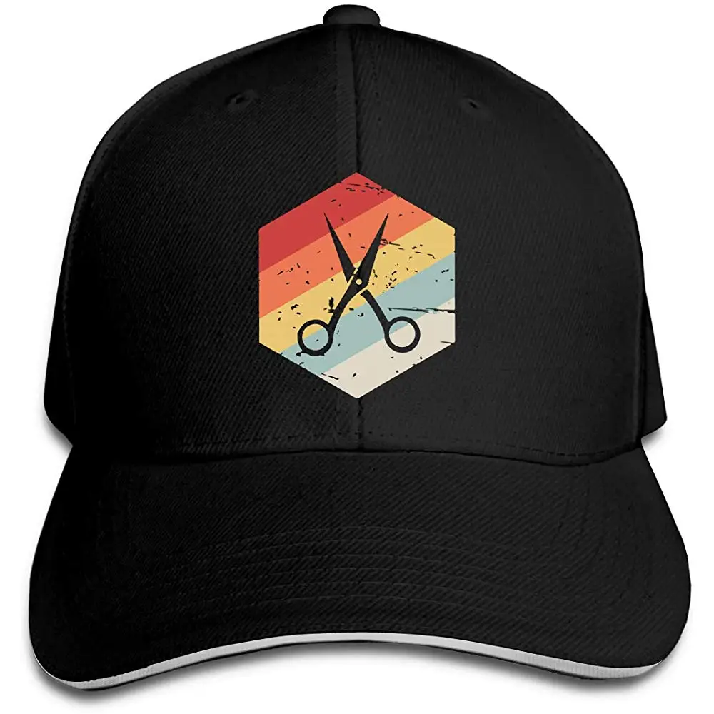 Для мужчин Wo Для мужчин s Ретро Винтаж парикмахер Ножницы Бейсбол Кепки