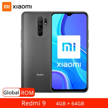 

Global ROM Xiaomi Redmi 9 4GB 64GB Smartphone Helio G80 13MP AI Quad Camera 6.53" Display 5020mAh Battery Redmi9 Mobile Phone