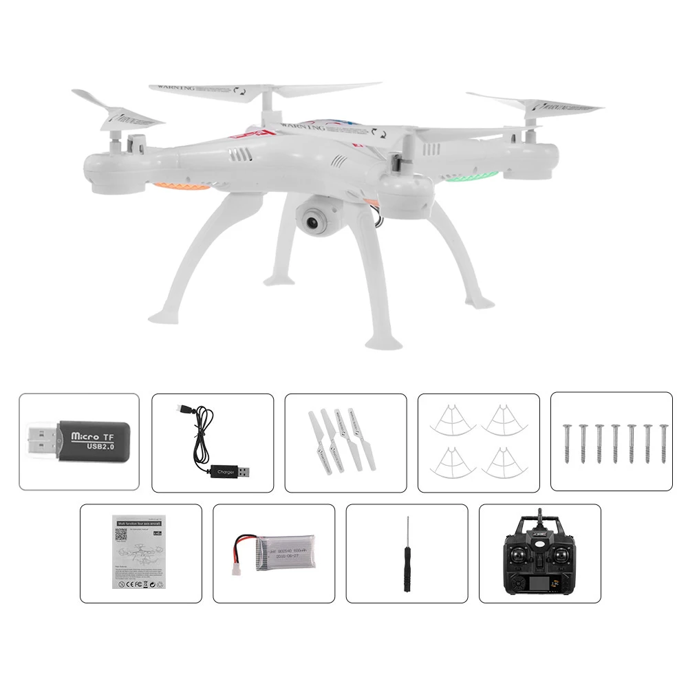Мини-Дрон Quadcopte X5SW-1 2,4 ГГц 720P камера/без камеры Безголовый режим 3D переворачивает Радиоуправляемый вертолет Дрон радиоуправляемая игрушка RTF