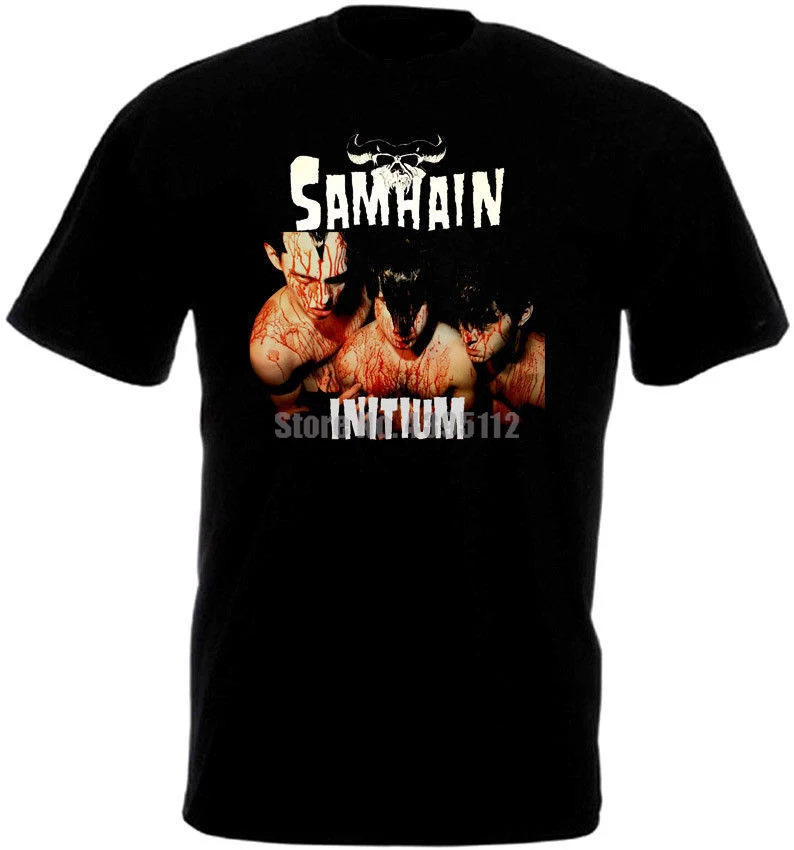 Samhain initum постер фильма ужас Мужская забавная Футболка Уличная футболка 3D принт