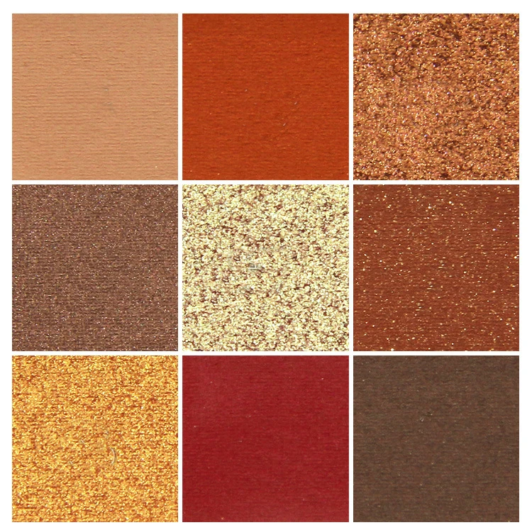 NOVO brand 9 colors Mirage quicksand eyeshadow palette easy to colour and waterproof eye shadow makeup