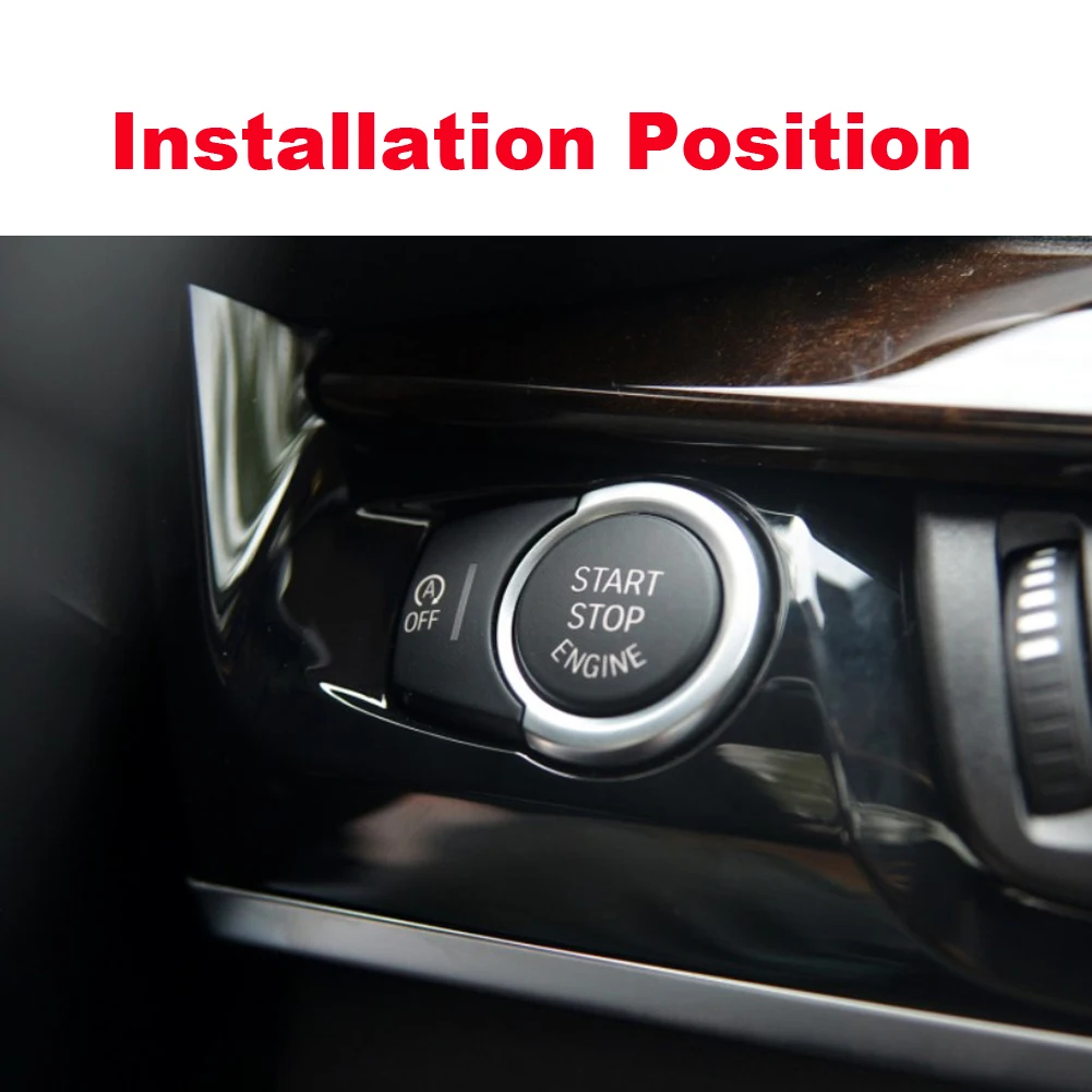 Car Engine Start Button Cover For BMW X3 X4 X5 X6 F25 F26 F15 F16