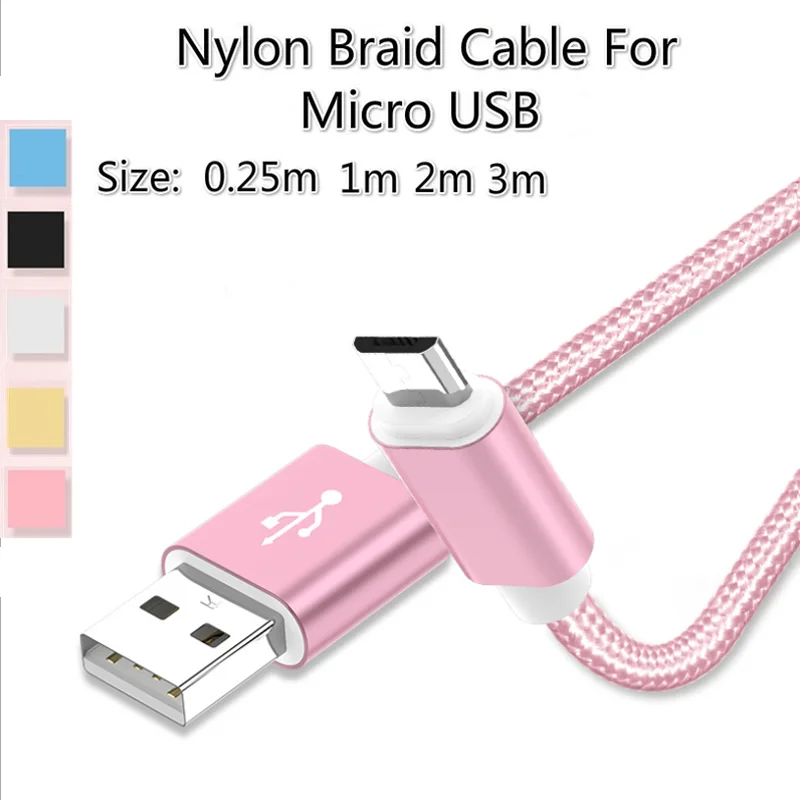 Микро USB быстрое зарядное устройство кабель для синхронизации данных шнур Samsung S7