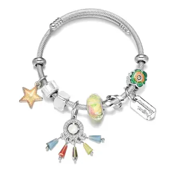 

Lovely pendant, pearl bracelet, cartoon, exquisite bracelet