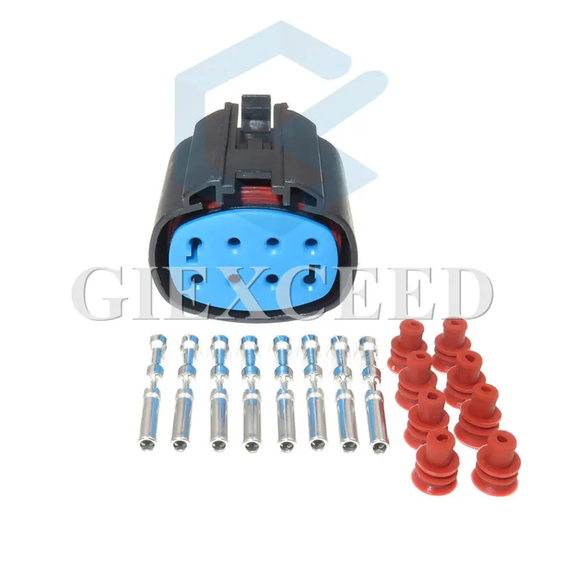 

2 Sets 8 Pin 4-1437710-6 Auto Waterproof Wiring Cable Connector Female Car Plug Socket With Terminals And Seals