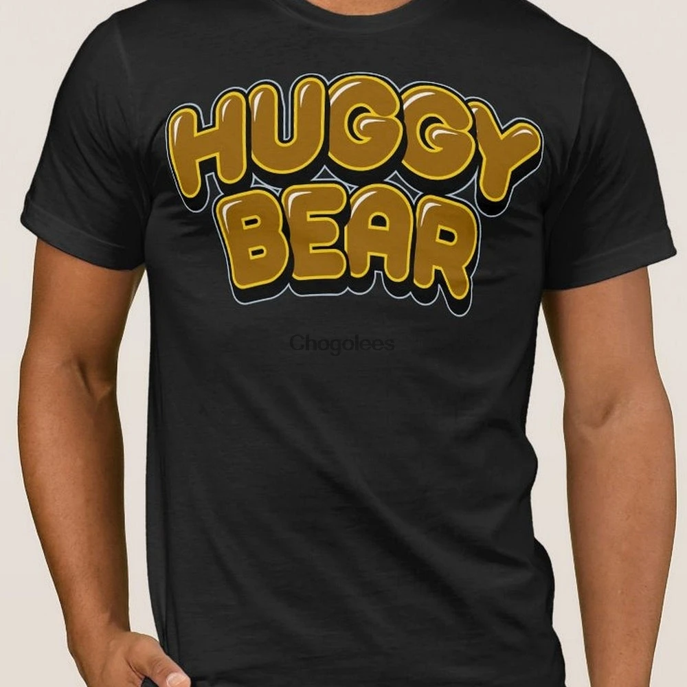 Футболка Huggy Bear в стиле оверсайз плюшевый мишка размеры 5XL 4XL 3XL XXL XL L M S белый