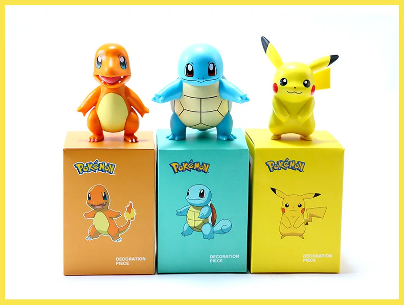 6Pcs/Set Pokemon Anime Figure Toys Pikachu PVC Cake Car Decoration Ornaments Action Figure for Children Birthday Toy Gifts 6Pcs/Set Pokemon Anime Figure Toys Pikachu PVC Cake Car Decoration Ornaments Action Figure for Children Birthday Toy Gifts