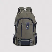 50# парусиновые рюкзаки, винтажный кожаный рюкзак для путешествий, спортивный рюкзак, ранец, школьная походная сумка, рюкзак для путешествий, Mochila