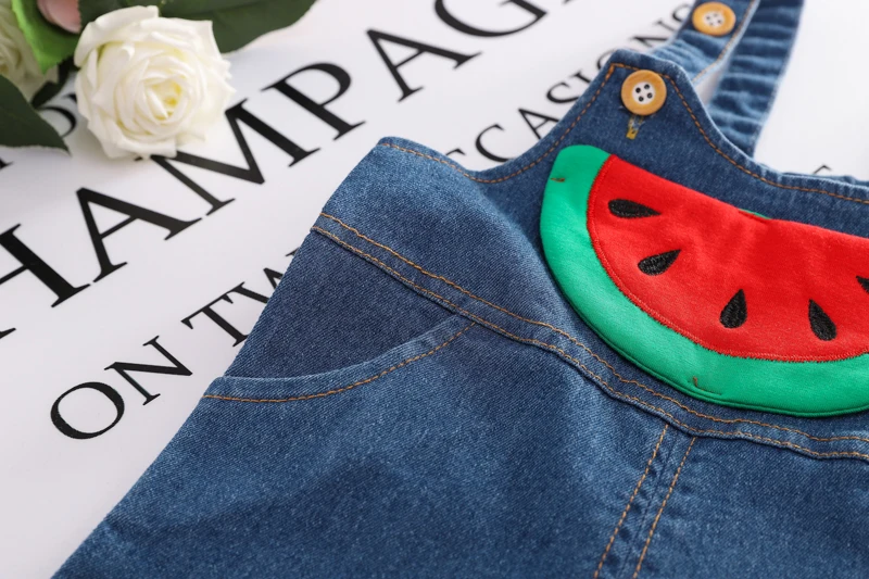 Весенние комплекты одежды для малышей, комплекты одежды для маленьких мальчиков и девочек, пальто с капюшоном, комбинезон с рисунком арбуза, Детский костюм