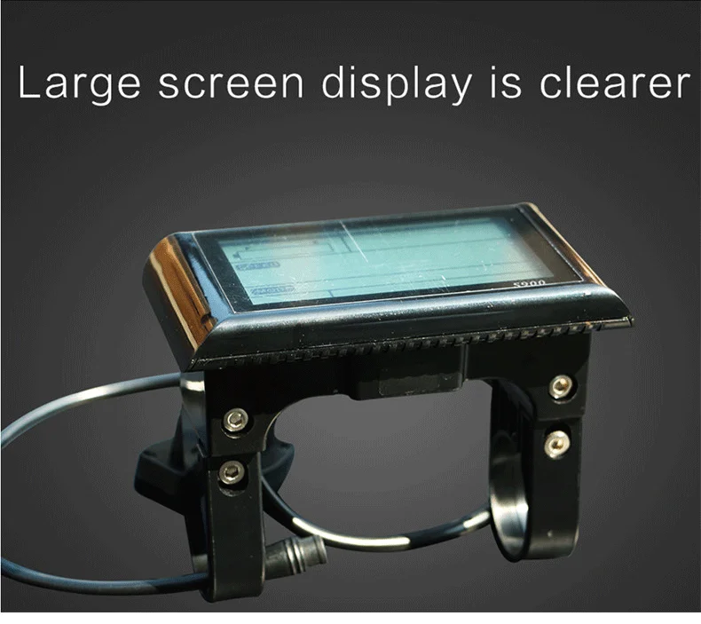 48V lcd большой экран велосипедный компьютер с водонепроницаемым проводом спидометр для велосипеда 1000W Мощный электровелосипед на толстых покрышках комплект