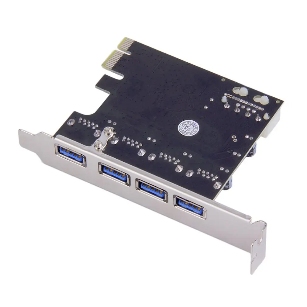 4 порта PCI E к USB 3 0 концентратор Express Расширение карты адаптер 5 Гбит/с скорость Топ