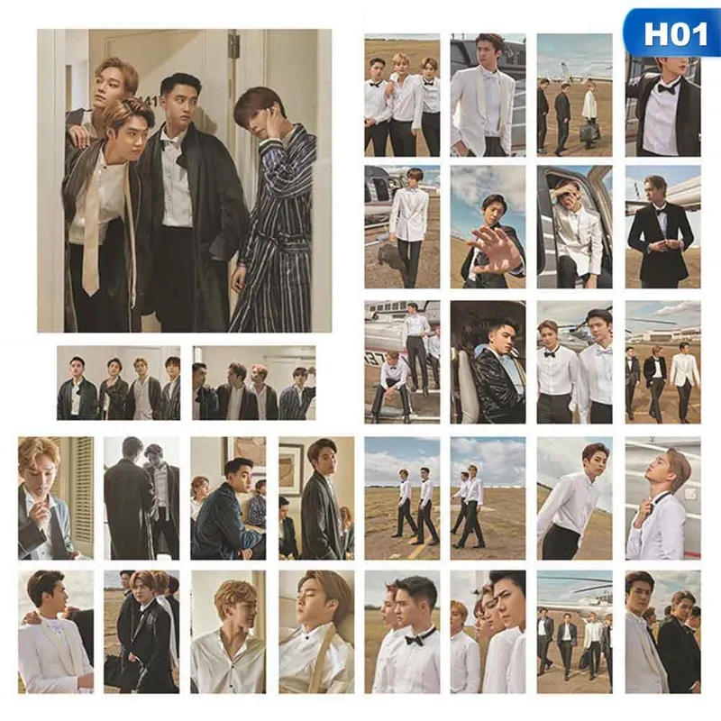 30 шт./компл. KPOP GOT7 фотографии карты мальчик ломо карты самодельные ЛОМО фотографии фотокарты принадлежности для фанатов