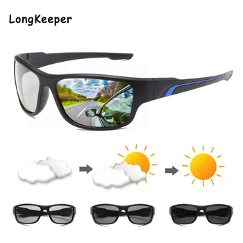 

Vinatge Square Photochromic Sunglasses Men Polarized Chameleon Glasses Change Color Sun Glasses Driving Goggles Oculos de sol