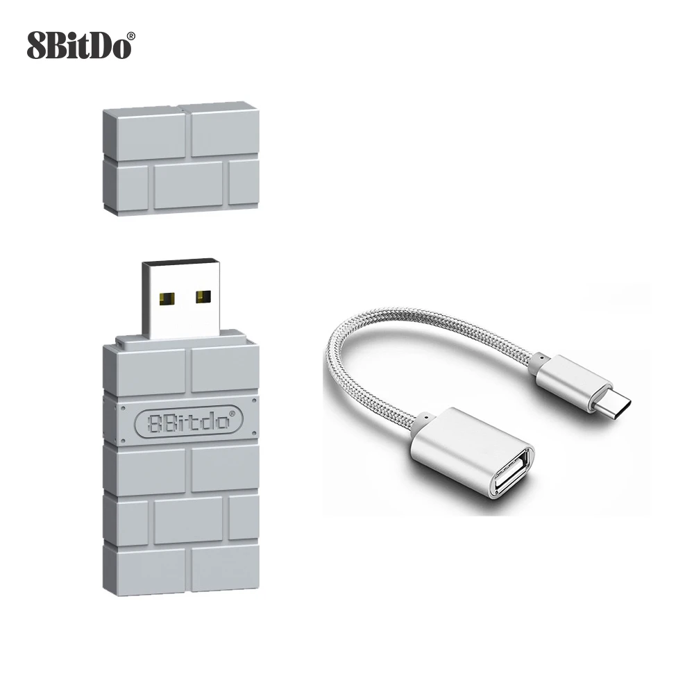 8bitdo Usb Wireless Bluetooth Adapter Receiver For Windows Mac For Nintend Switch For Ps5 Controller For Windows Mac Replacement Parts Accessories Aliexpress