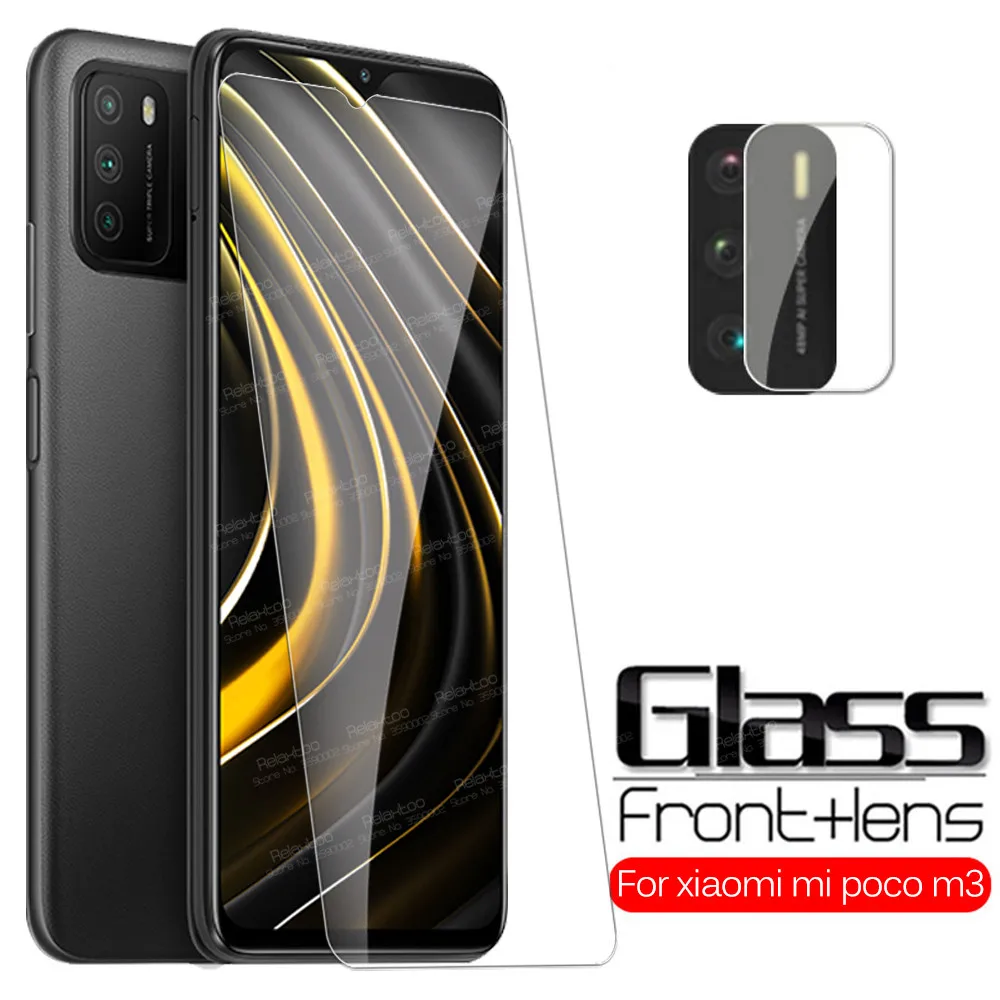 Закаленное стекло для камеры Xiaomi Poco M3 на Xiomi Pocom3 Mi Poxo Poko Pocophone Pocco m 3 Защитная пленка