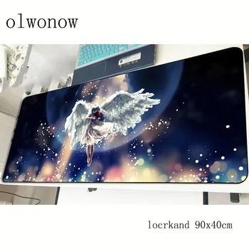 

Angel Beats pad mouse computer gamer Domineering mouse pad 900x400x3mm padmouse best Indie Pop mousepad gadget office desk mats
