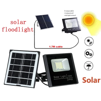 

LED Solar Powered Wall Light & Light Wireless Outdoor ip66 Waterproof Security Lighting for Doorway floodlight light control ste