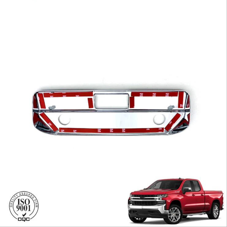 ABS Хромированная задняя дверь хвост ворота багажник ручка Крышка для Chevrolet Silverado 1500 аксессуары